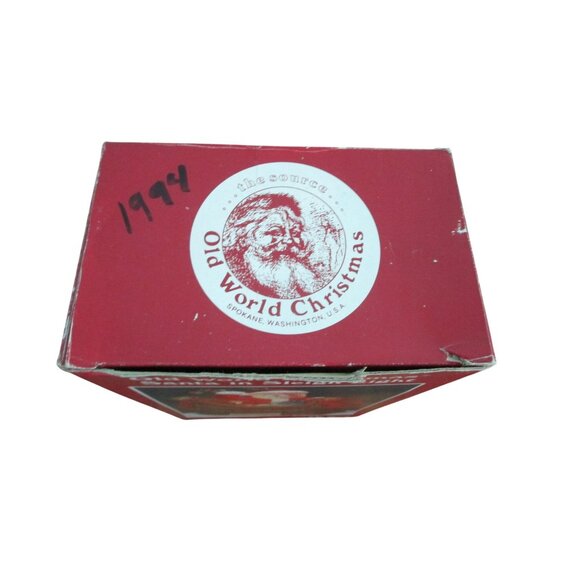 Old World Christmas Santa In Sleigh Light 10th Anniversary Edition Hand Painted - Picture 7 of 16